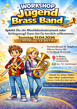 Jugend Brass Band Workshop Hamburg Musiker:innen