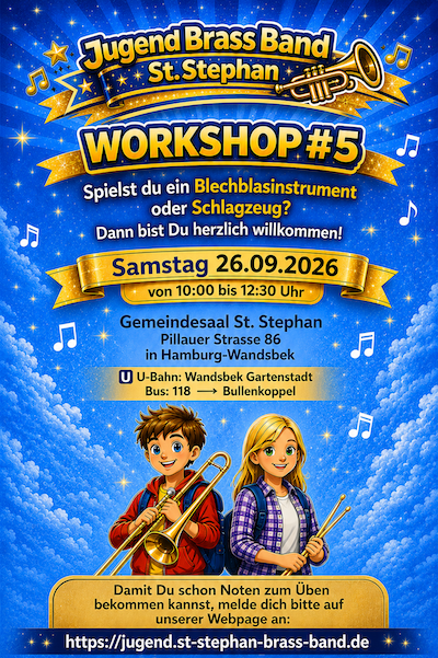 Jugend Brass Band Workshop Hamburg Musiker:innen
